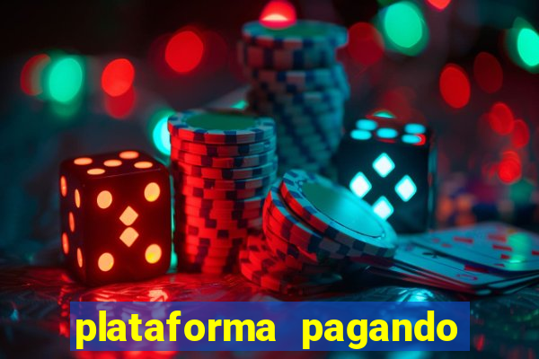 plataforma pagando bem hoje